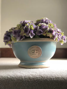 Kew Footed Bowl Large - Nordic Blue