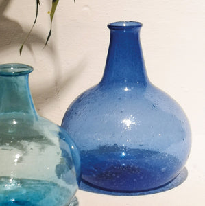 Globe Vase Cobalt Blue  - set of 2