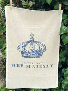 Her Majesty Tea Towel - pack of 3
