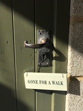 Load image into Gallery viewer, Gone for a Walk Door Sign
