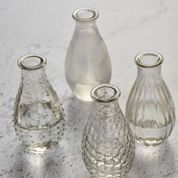 Set of 4 Bud Bottle Vases