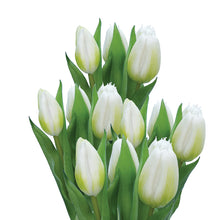 Load image into Gallery viewer, Faux Tulip White - 2 bunches