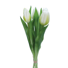 Load image into Gallery viewer, Faux Tulip White - 2 bunches