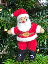 Load image into Gallery viewer, Handmade Felt Santa Decoration